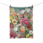 Cotton Tea Towel | Australian Wildflowers